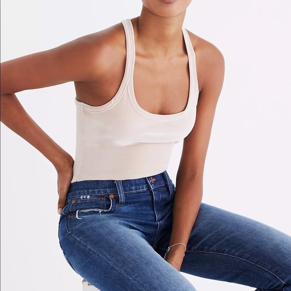 Velvet Racerback Bodysuit medium